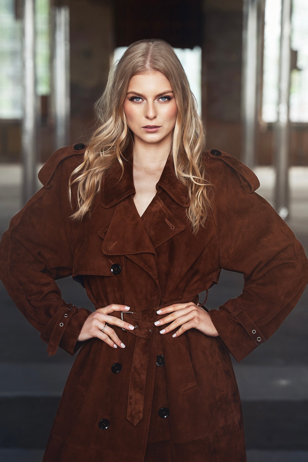 Suede Trenchcoat Carmen