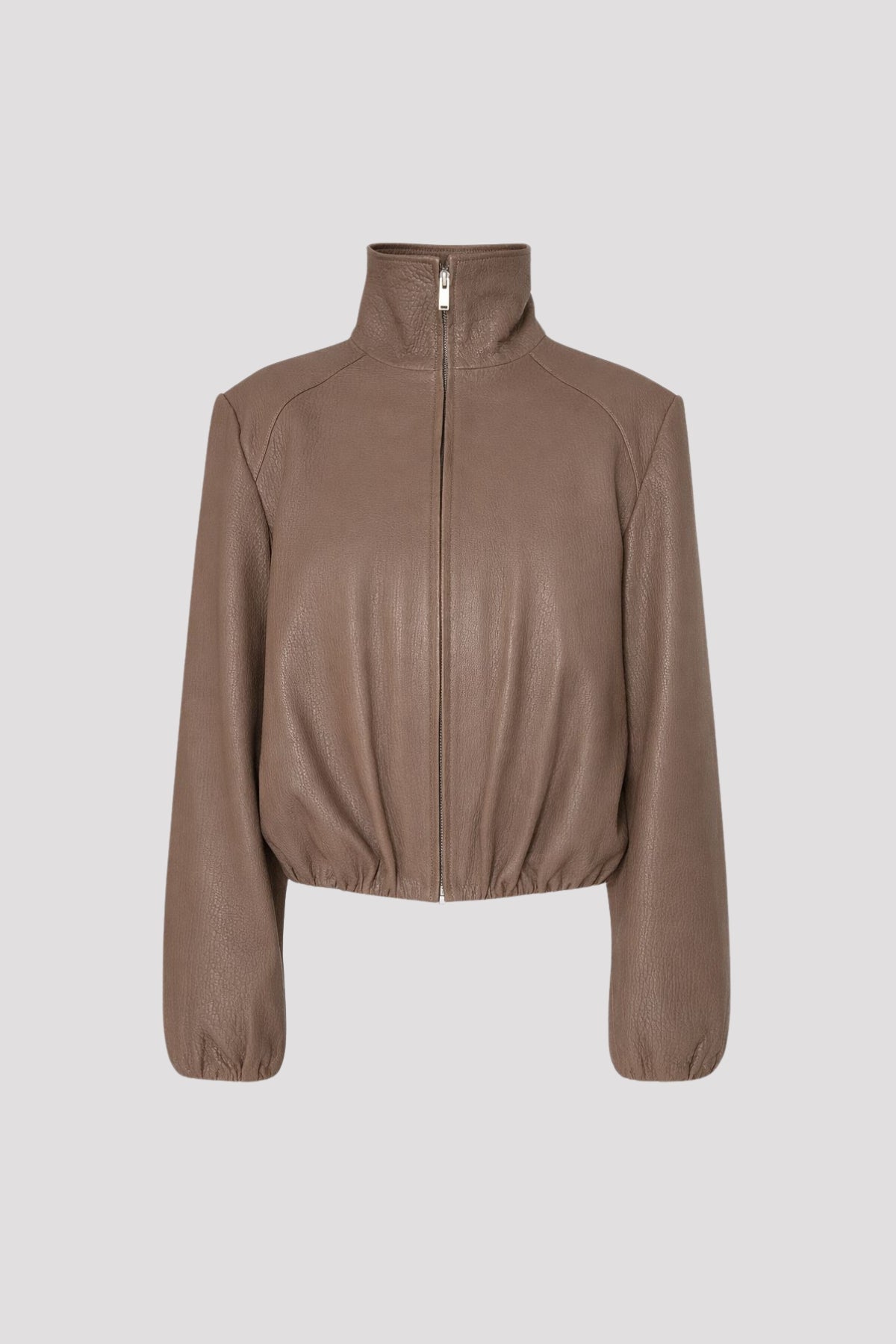 Leather Bomber Bianca