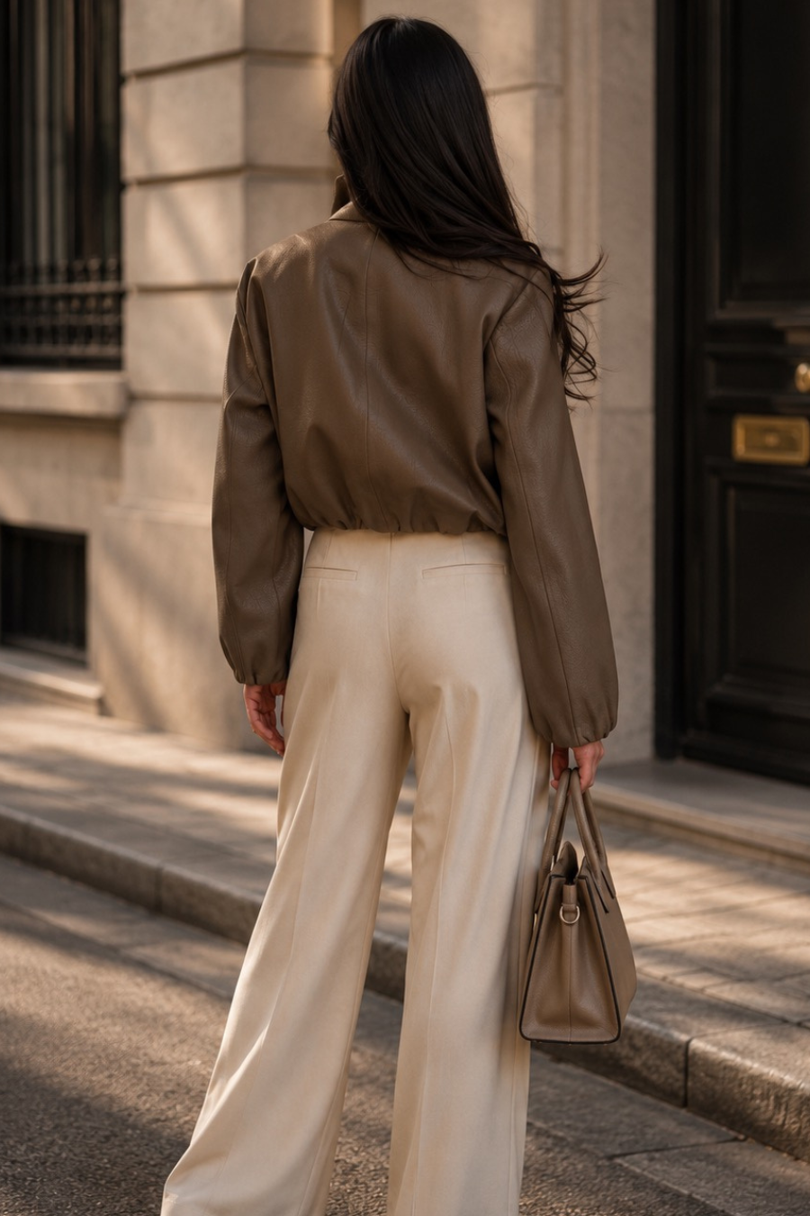 Bianca finefurs bomber leather jacket kožená bunda pravá kůže