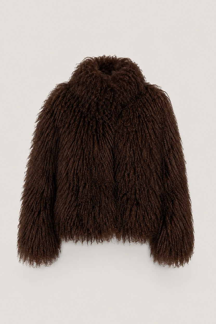 Pravá real fur mongolská kožešina mongolian kožich finefurs