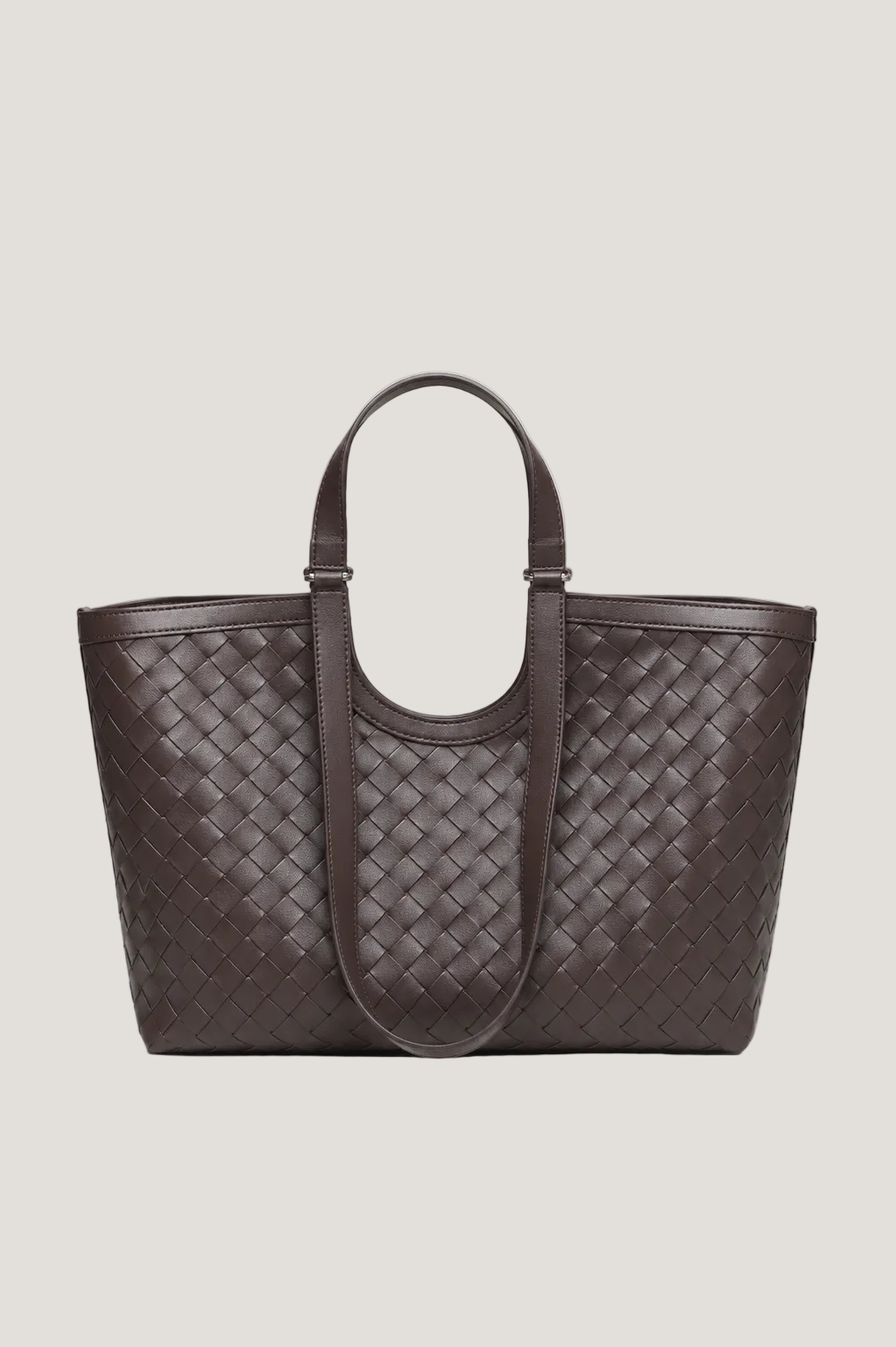 Shopper bag leather Finefurs kožená kabelka s krátkým a dlouhým uchem
