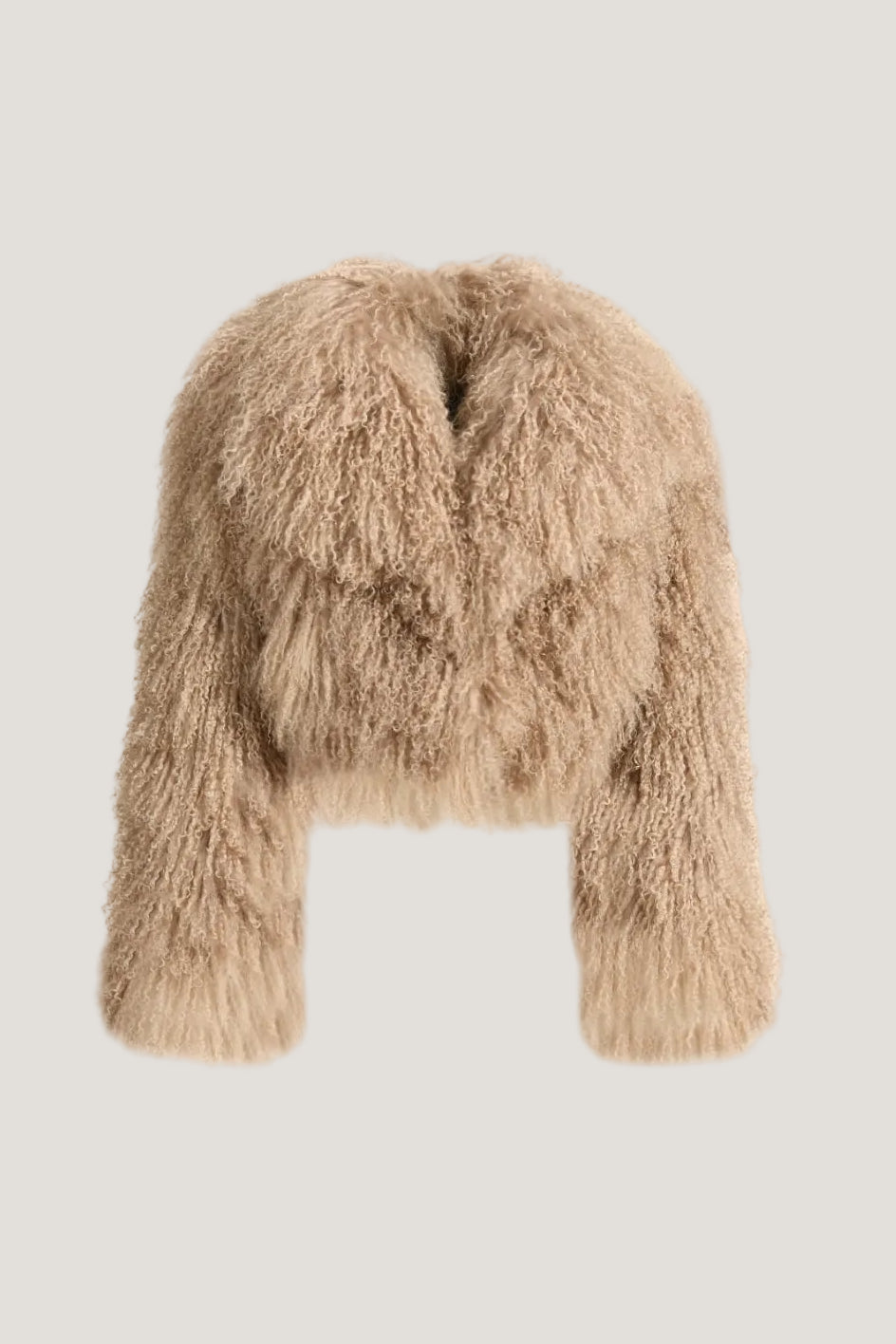 Mongolian Coat Dramatic Cropped