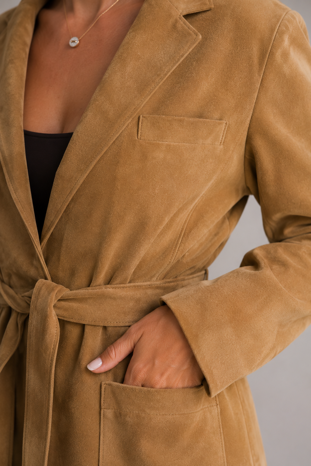 Suede Nappa Blazer 01