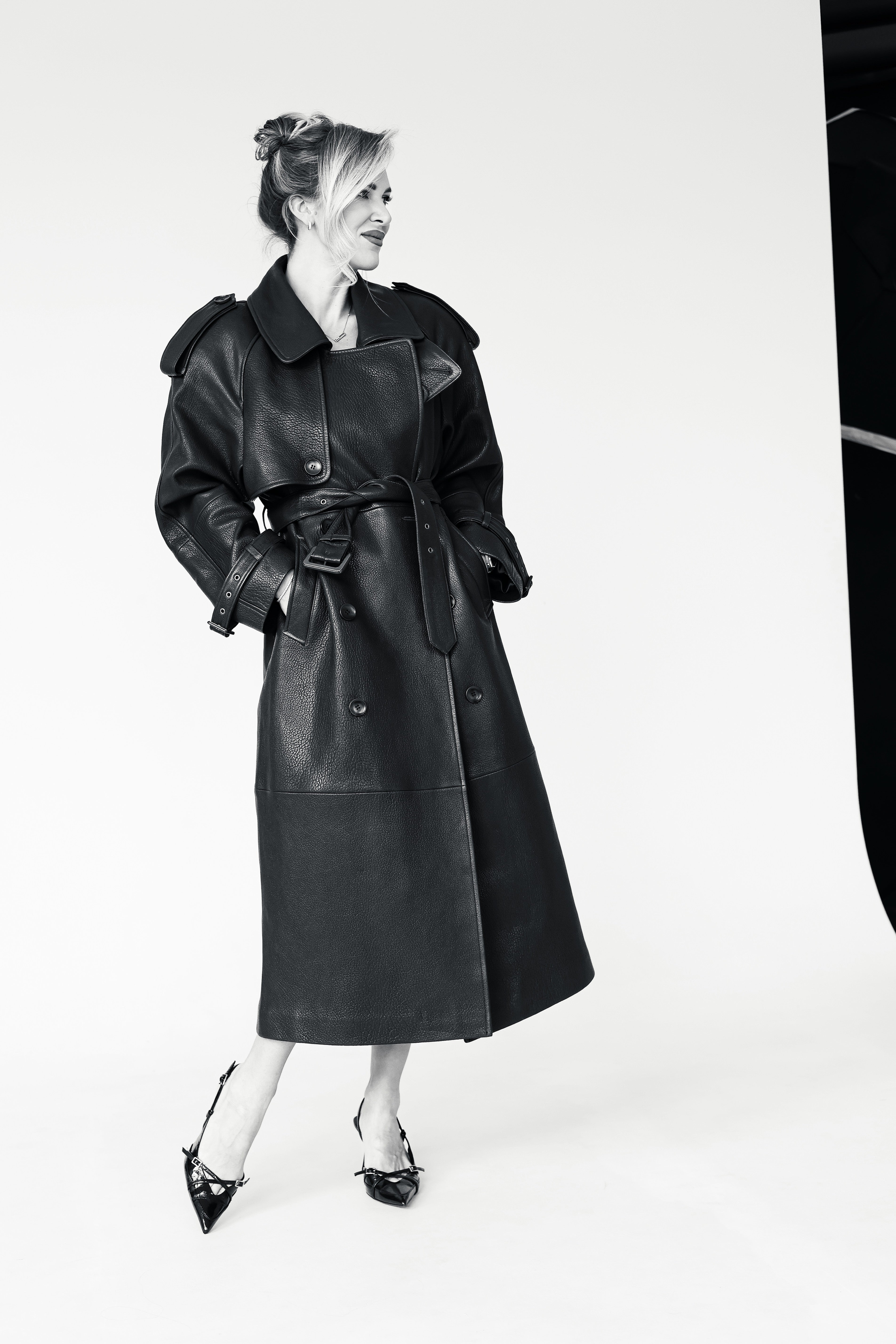 Leather Trenchcoat Magnolia