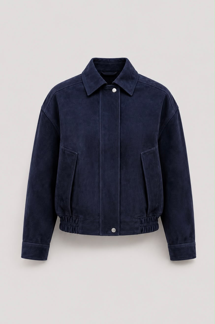 Suede Bomber Ivy