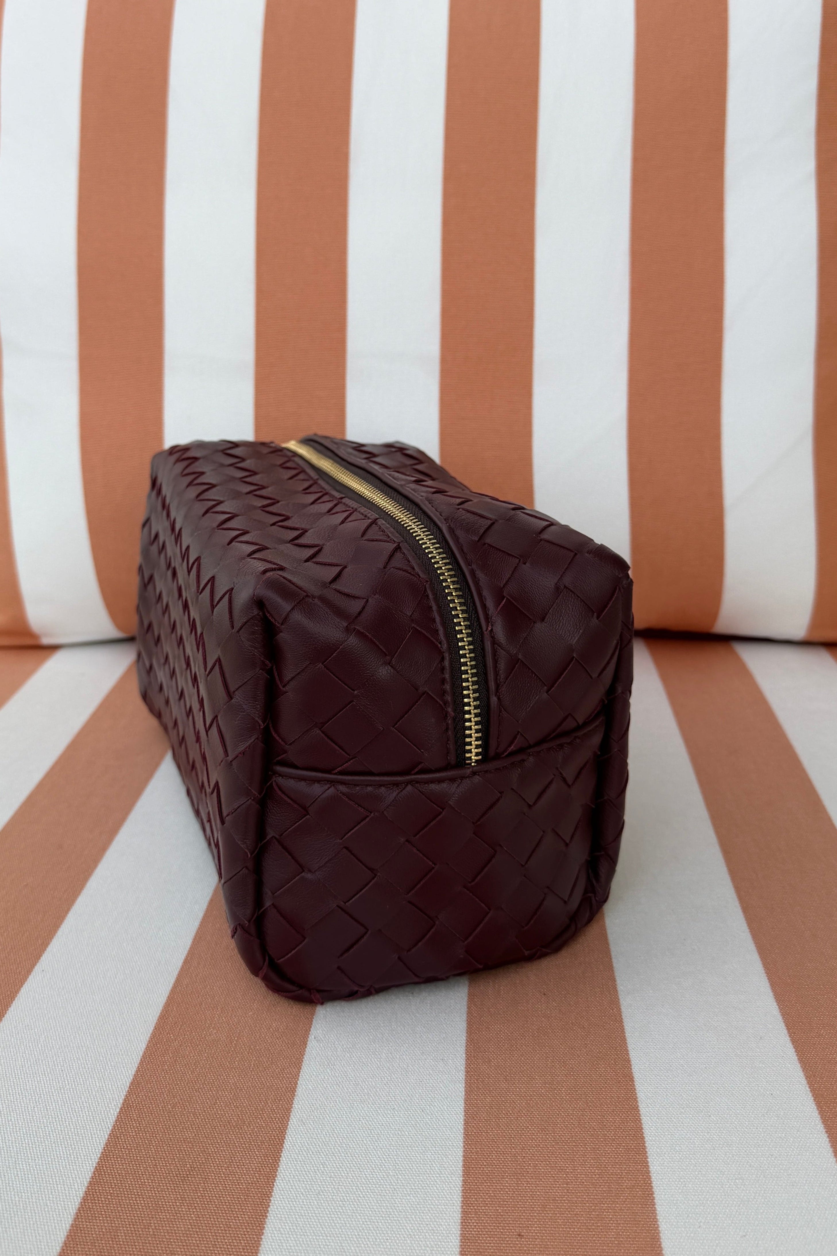 Leather Pouch Merlot