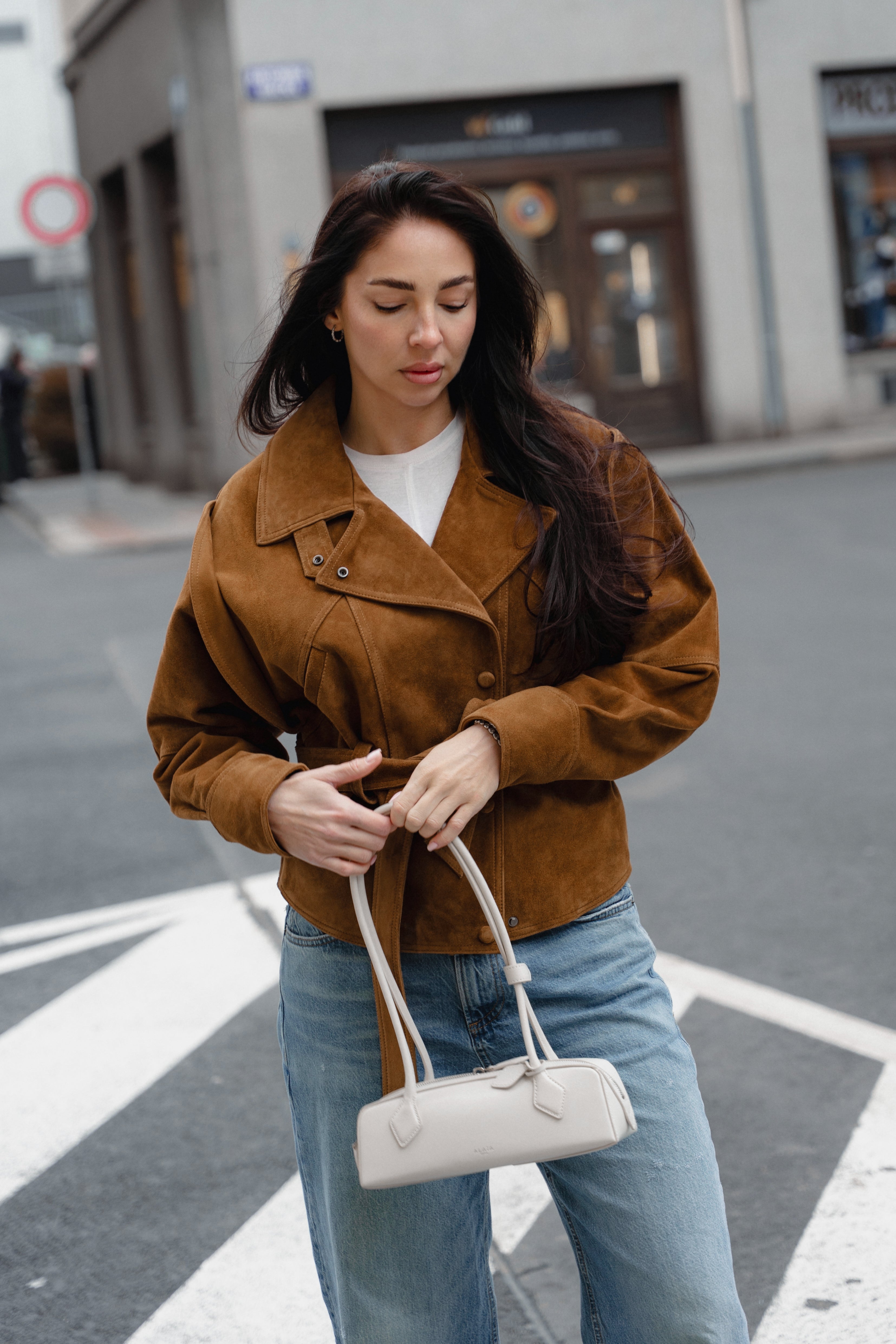 Suede Jacket Frame