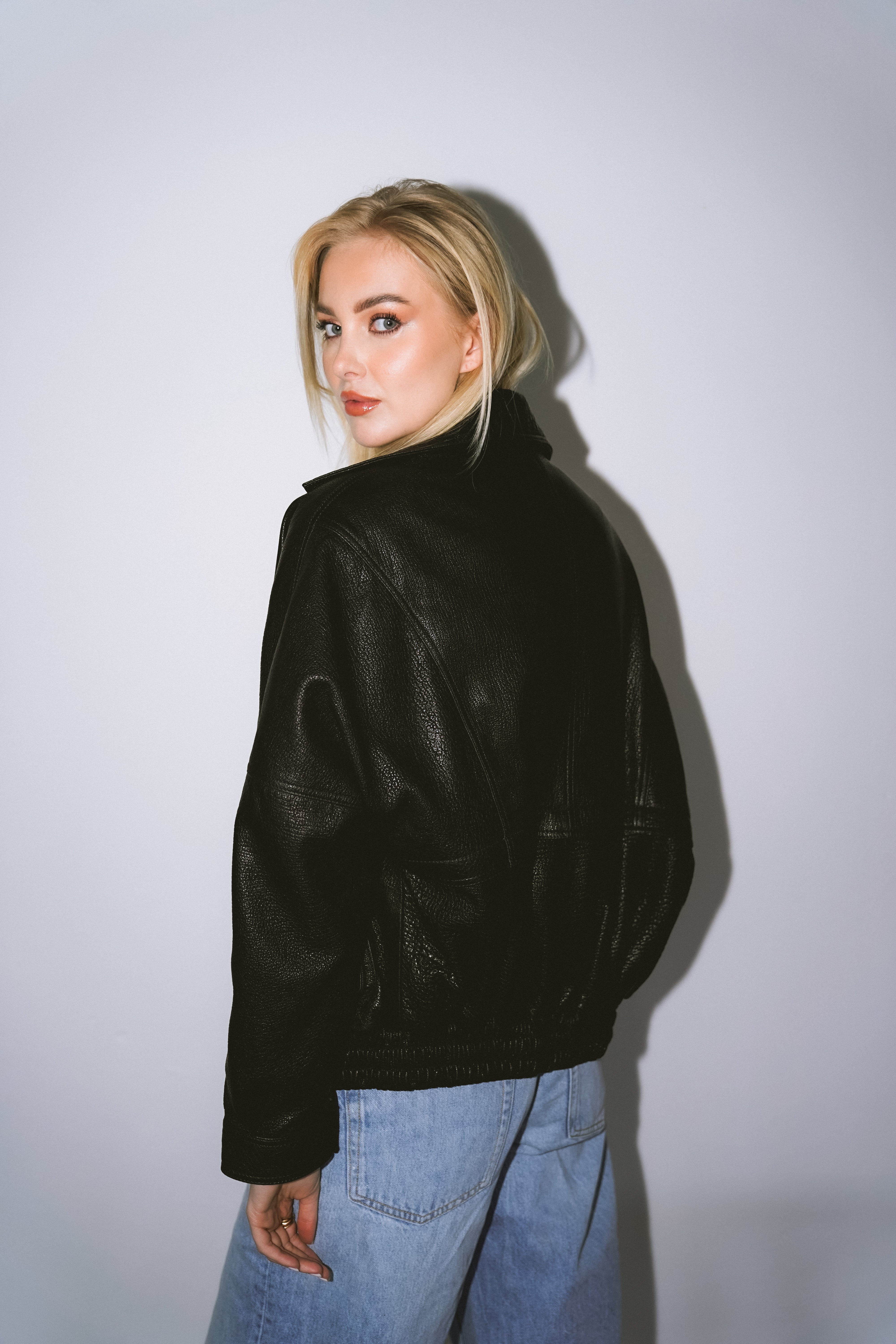 Leather Bomber Frida