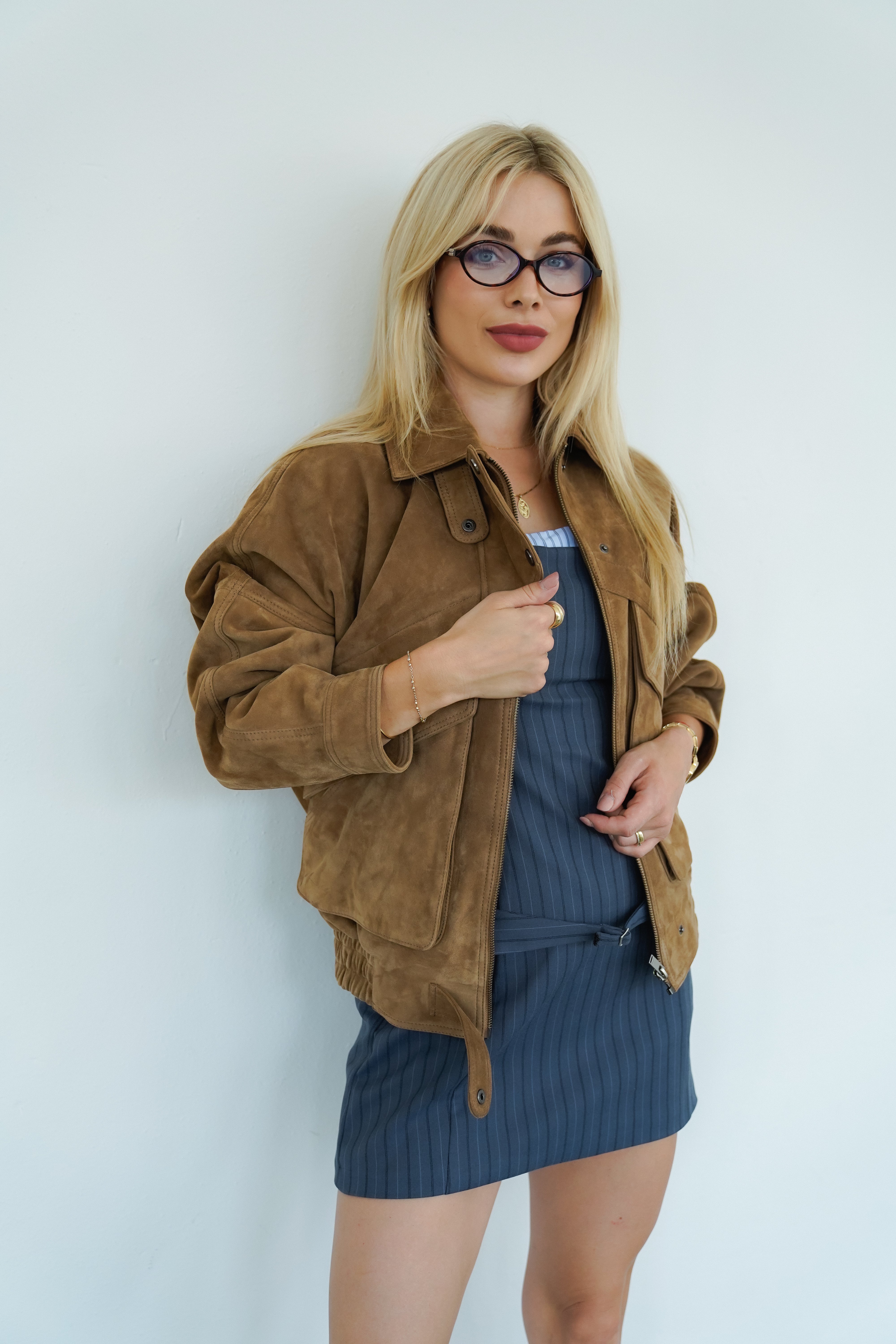 Suede Bomber Frida