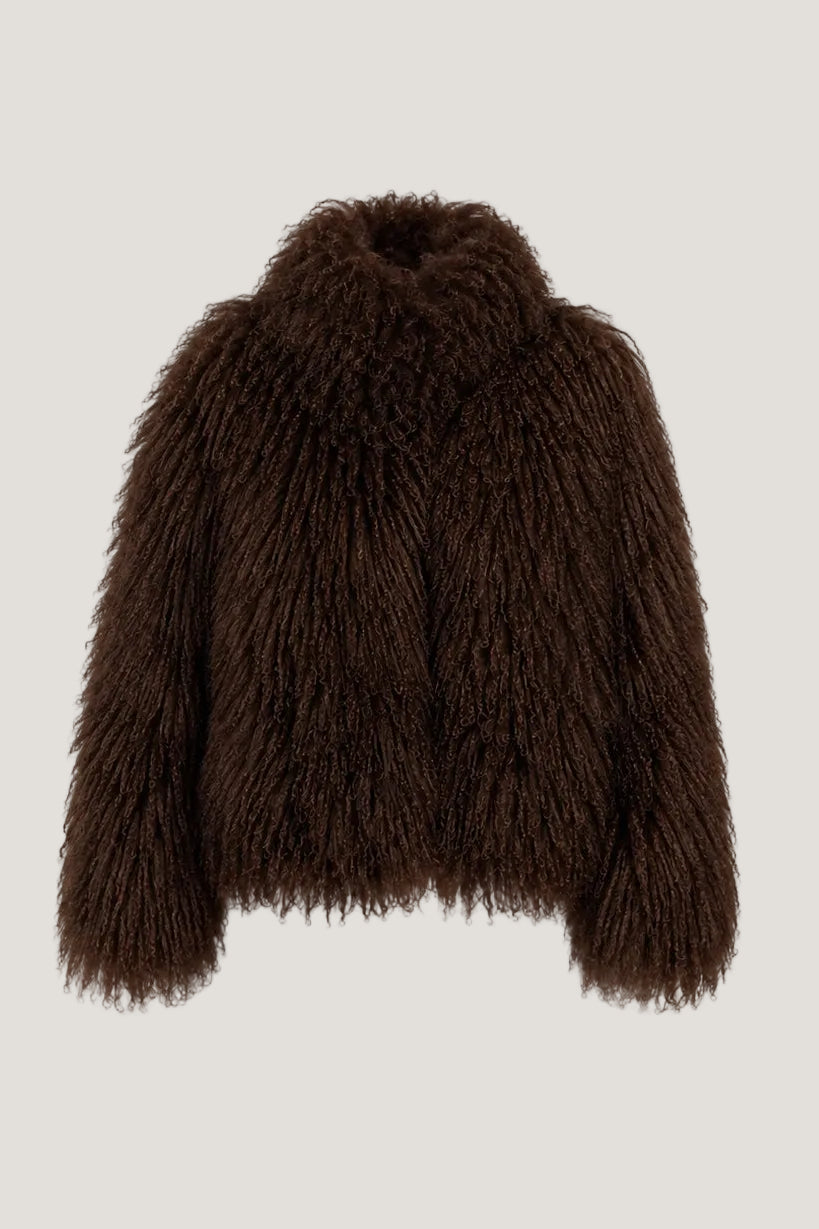 Pravá real fur mongolská kožešina mongolian kožich finefurs